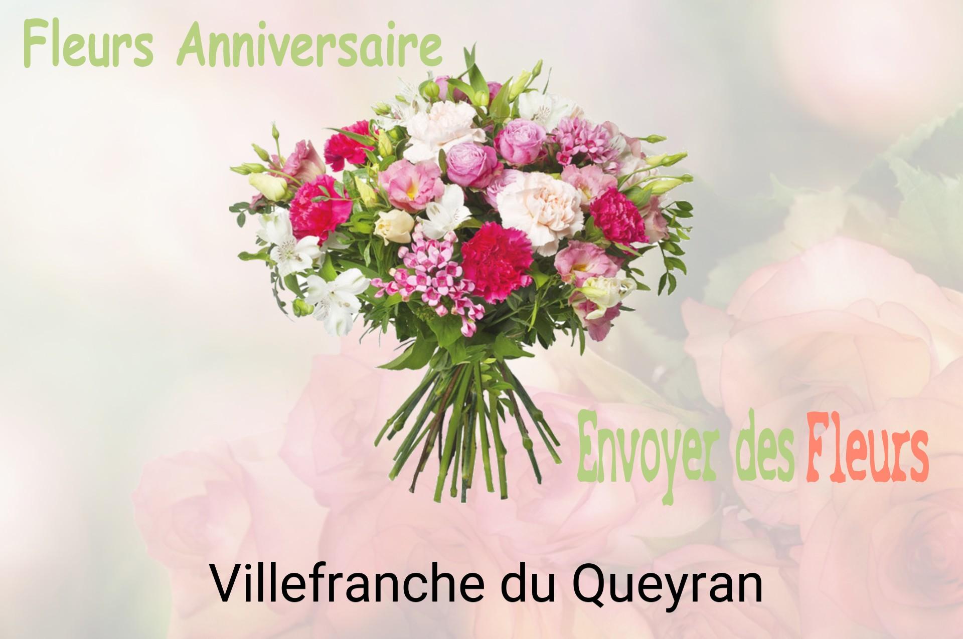 Bouquet de fleurs d’anniversaire livré à Villefranche-du-Queyran